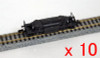 10 Pieces of Kato 11-110 Powered Motorized Chassis Value Set (N scale)