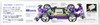 Tamiya Mini 4WD 1/32 Exflowly Polycarbonate Body Special (Purple) (MS Chassis)