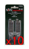 10x Kato 20-047 Straight Track With Bumper B 62mm (2 7/16') S62B-B (2pcs.) (N scale)
