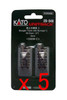 5x Kato 20-048 Straight Track with Bumper C 50.5mm (2') S50B-C (2pcs.) (N scale)