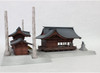 Plum 1/150 Plastic Kit PP037 Suwa Taisha Shrine Akimiya in Nagano (N Scale)