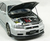 Ebbro 24017 Nissan Skyline GT-R R34 V SpecII (Silver) 1/24 Scale
