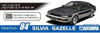 Aoshima The Model Car 1/24 Nissan Silvia/ Gazelle S12 '84 Plastic Model