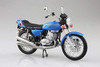 Aoshima SKYNET 1/12 Kawasaki 750SS Mach IV (Europe Specification) Candy Blue Finished Model