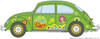 Hasegawa 1/24 Volkswagen Beetle `Flower Power` Plastic Model