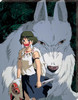 Ensky ATB-20 Artboard Jigsaw Puzzle Studio Ghibli Princess Mononoke Moro and San (366 Pieces)