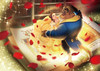 Tenyo D500-665 Jigsaw Puzzle Disney Beauty and the Beast True Love Story (500 Pieces)
