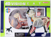 Aoshima 4D Vision Cat Black/White Anatomy Plastic Model