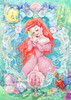 Tenyo D-108-013 Jigsaw Puzzle Disney The Little Mermaid Ariel (108 Pieces)