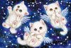 Beverly P33-191 Jigsaw Puzzle Kayomi Harai Soaring Kittens (300 Pieces)