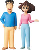 Medicom UDF Hiroshi & Misae Figure (Crayon Shin-chan)