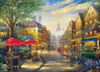 Beverly 66-173 Jigsaw Puzzle Munich Cafe in Germany by Thomas Kinkade (600 Pieces)