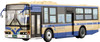 Aoshima Working Vehicle 1/80 The Mitsubishi Fuso Aero Star MP37 (Yokohama City Bus) Plastic Model