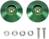 Tamiya Mini 4WD HG 19mm Tapered Aluminum Ball-Race Rollers (Ringless/Green)
