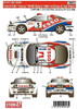 Studio27 1/24 Celica GT-FOUR ST185 Ciocco #1/#5 Rally II 1994 1st Place & 2nd Place Decal