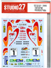 Studio27 1/24 CST185 'cw oil' #1 European Rally Champion 1995 Decal