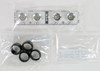 Aoshima Tuned Parts 1/24 Techno Trv 14inch Tire & Wheel Set