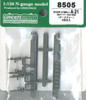 Greenmax 8505 Bogie Frame & Under Floor Parts A-21 (SS type + 1001BM) (N scale)