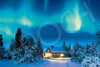 Epoch 09-014s Jigsaw Puzzle Northern Lights in Sweden (1000 Pieces)