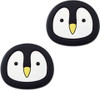 LIHIT LAB. Smart Fit PuniLabo Magnet Pin Set(2 pcs) Penguin