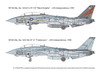 Fine Molds 1/72 US Navy F-14A Tomcat USS Independence 1995 Plastic Model