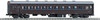 Kato 1-508 Passenger Car SUHAFU 42 Brown (HO scale)
