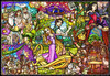 Tenyo DSG500-622 Jigsaw Puzzle Disney Tangled The Story of Rapunzel (Stained Art) (500 S-Pieces)