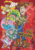 Epoch 72-025 Jigsaw Puzzle Disney Toy Story Woody and Friends (Decoration Puzzle) (108 Pieces)