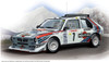 Platz 1/24 Racing Series  Lancia Delta S4 `86 Monte Carlo Rally Plastic Model Kit