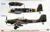 Hasegawa 07409 Henschel Hs129B-1/2 & Junkers Ju87G-2 Tank Busters 1/48 Scale Kit