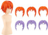 Kotobukiya Sousai Shoujo Teien 1/10 After School Short Wig A (Orange & Purple) Plastic Model