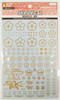 HiQparts Cherry Blossom Pattern Decal ( Gold ) Decal for Plastic Models