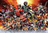Ensky 1000T-180 Jigsaw Puzzle Kamen Rider Sugahara Yoshihito Works Character Gathering (1000 Pieces)