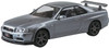 Aoshima The Snap Kit No.11-E 1/32 Nissan R34 Skyline GT-R Nur (Sparkling Silver) Plastic Model