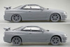Aoshima The Snap Kit No.11-E 1/32 Nissan R34 Skyline GT-R Nur (Sparkling Silver) Plastic Model