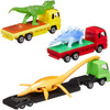 Takara Tomy Tomica Gift Let's Carry ! Dinosaur Carrier Set