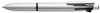 Zebra Clip-on multi 2000 Multifunction Pen 0.7mm Silver