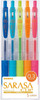 Zebra Sarasa Clip Ballpoint Pen 0.3mm 5 Color Set