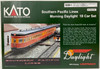 Kato 10-666-C Southern Pacific Railroad 'Morning Daylight' (SP Lines) 10 Cars Set (N scale)