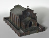 Tomytec Diocolle Combat 1/144 Decayed Church Plastic Model