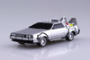 Aoshima Back to the Future 1/43 Pull Back DeLorean Part II Plastic Model