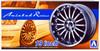 Aoshima Tuned Parts 1/24 Amistad Rotino 19 Inch Tire & Wheel Set