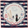 Marushin Studio Ghibli Kiki's Delivery Service 'Marine Blue Border' Mini Towel