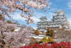 Yanoman 13-08 Jigsaw Puzzle Himeji Castle During Cherry Blossom Season in Hyogo Japan (1000 S-Pieces)