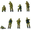 Tomytec (Ningen 132) Model People 'Airsoft People (Team A)窶・(N scale)