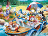 Yanoman 2308-13 Jigsaw Puzzle Disney Donald Duck Family Party (150 S-Pieces)