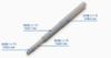 Wave Pla Pipe Gray Thick Type 7.5mm x5 Set
