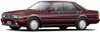 Aoshima The Model Car 1/24 Nissan Y31 Cedric/Gloria V20 Twincam Turbo Gran Turismo SV '87 Plastic Model