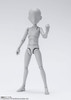 Bandai S.H. Figuarts Body-kun -Sugimori Ken- Edition DX Set Figure (Gray Color Ver.)