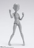 Bandai S.H. Figuarts Body-chan -Sugimori Ken- Edition DX Set Figure (Gray Color Ver.)